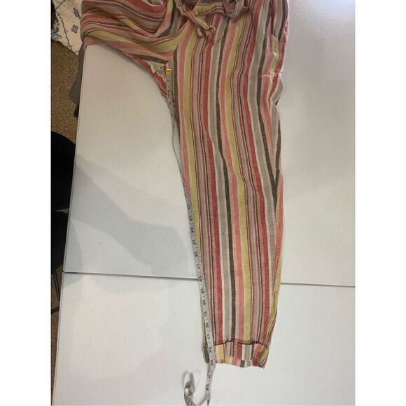 Final Touch women’s medium striped boho pants tapered leg - Picture 5 of 6